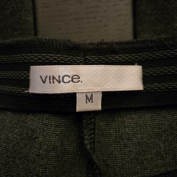 Vince Stretch Knit Elastic Waist Pull On Pant Charcoal M Elevated Casual Comfort - Picture 7 of 9